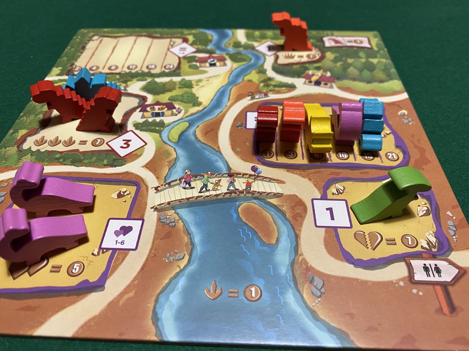 Draftosaurus, fine partita